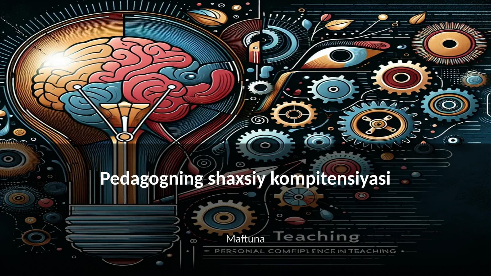 Pedagogning shaxsiy kompitensiyasi