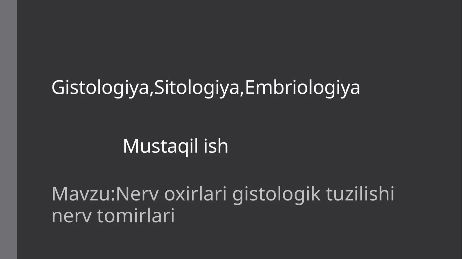 Nerv oxirlari gistologik tuzilishi nerv tomirlari