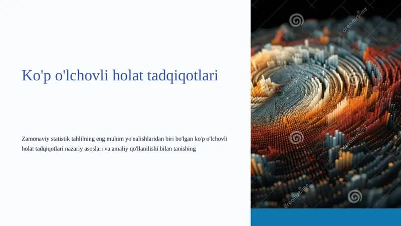 Ko'p o'lchovli holat tadqiqotlari