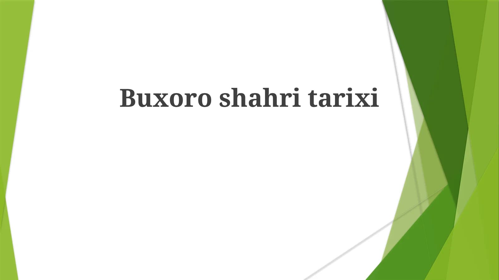 Buxoro Oltin Davri