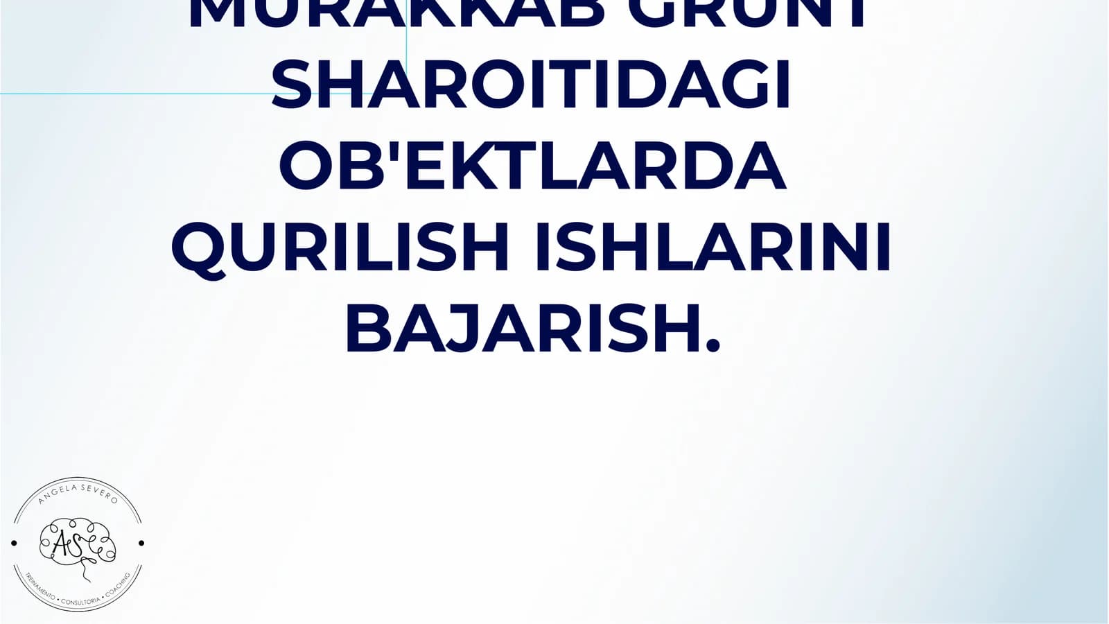 MURAKKAB GRUNT SHAROITIDAGI OB'EKTLARDA QURILISH ISHLARINI BAJARISH