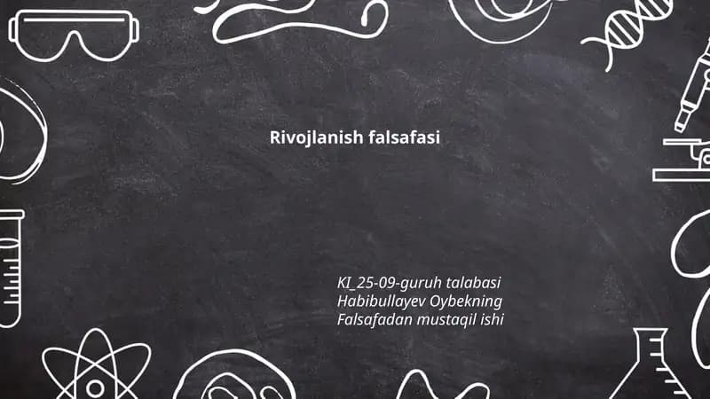 Rivojlanish falsafasi
