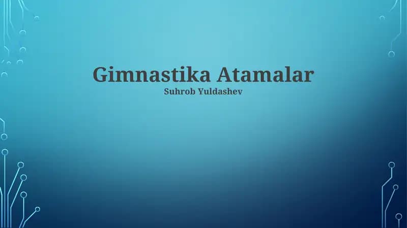 Gimnastika Atamalar