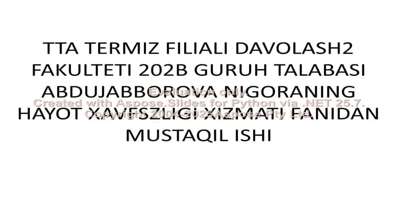Mehnetni muhofaza qilishning huquqiy asoslari
