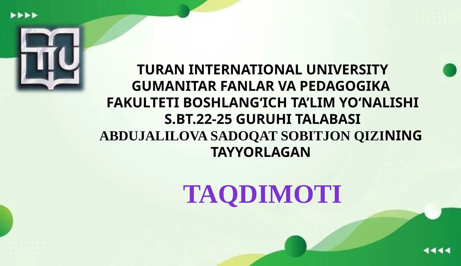 4-sinf "Tabiiy fanlar" darsligining mazmuni va strukturasi