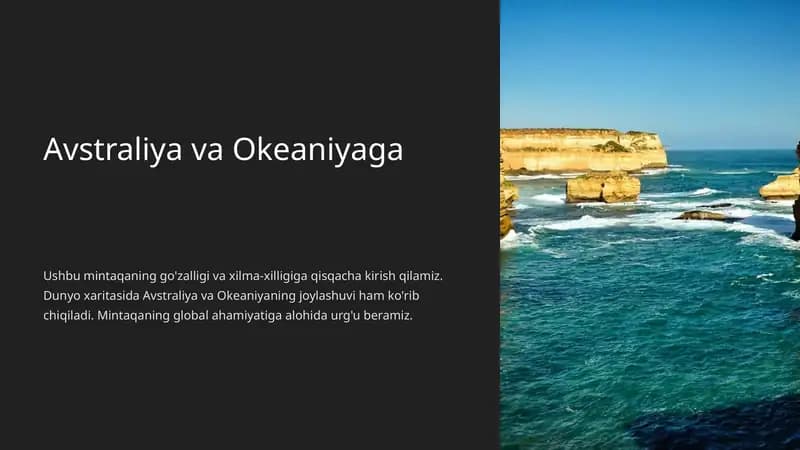 Avstraliya va Okeaniyaga