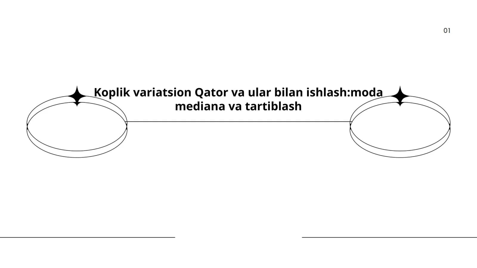 Koplik variatsion Qator va ular bilan ishlash: moda mediana va tartiblash
