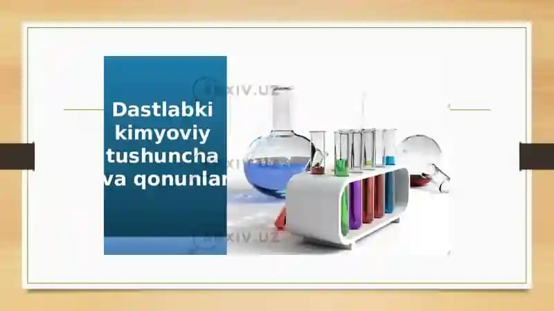 Atomlar va Kimyoviy Elementlar