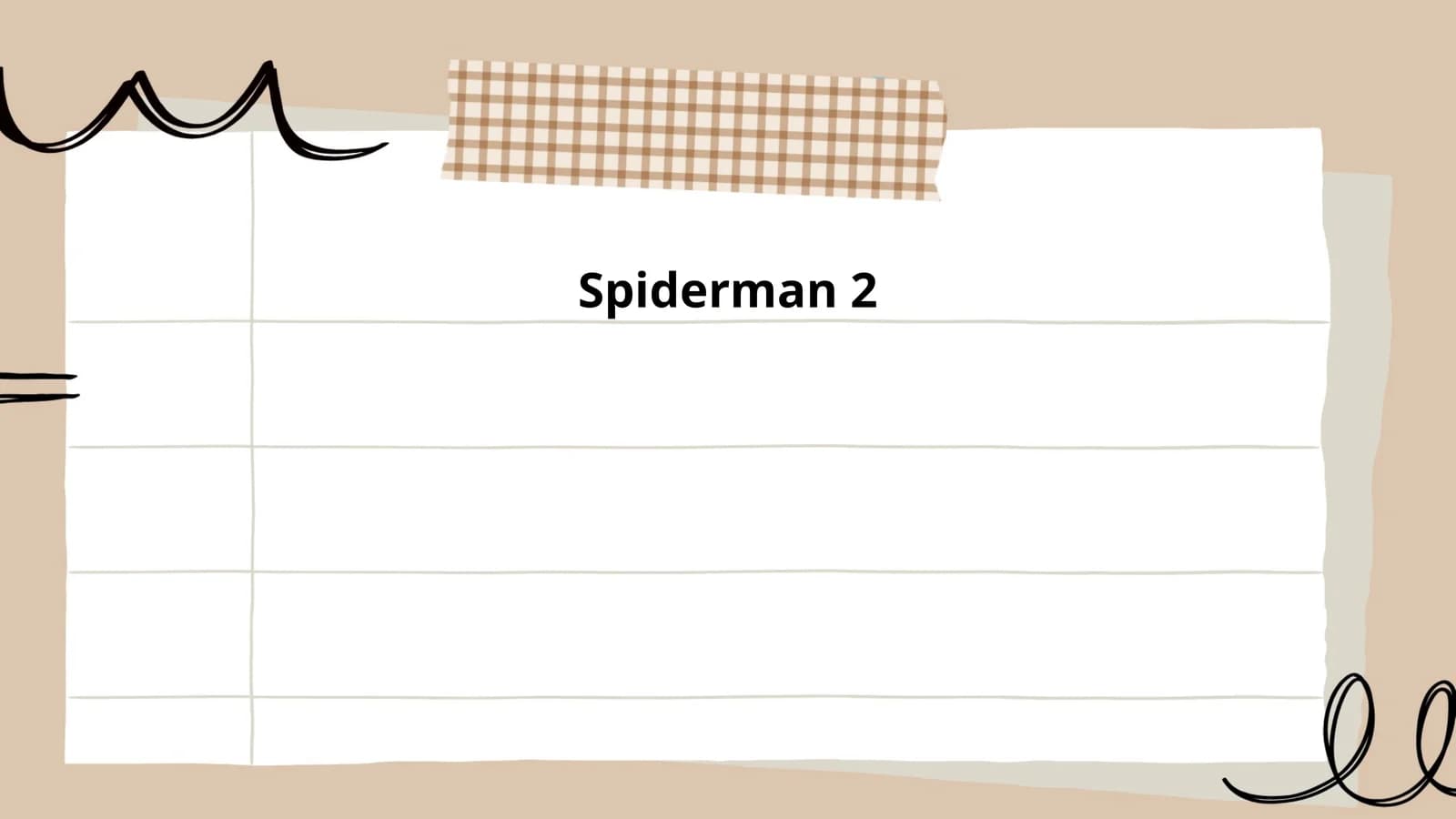 Spiderman 2