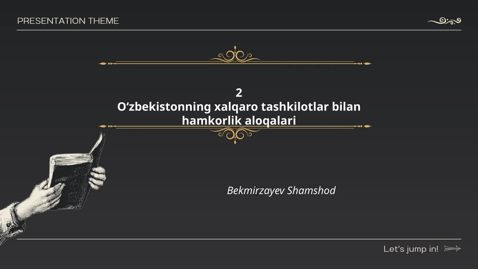 O‘zbekistonning xalqaro tashkilotlar bilan hamkorlik aloqalari