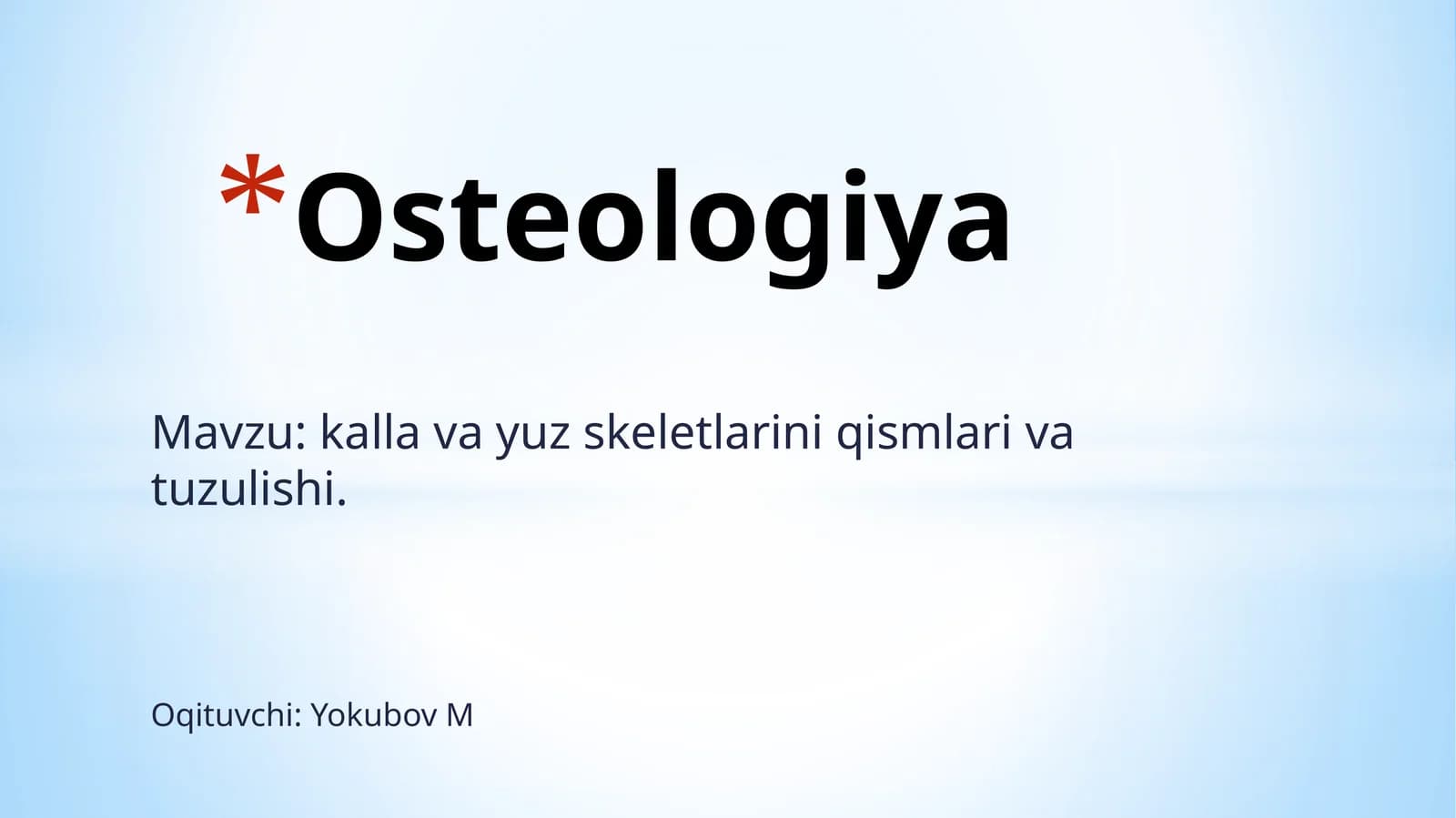 Kallavayuz skletlarini qismlari va tuzulishi