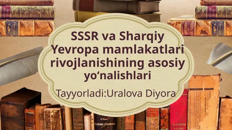 URUSHDAN KEYINGITIKLANISH VA RIVOJLANISH