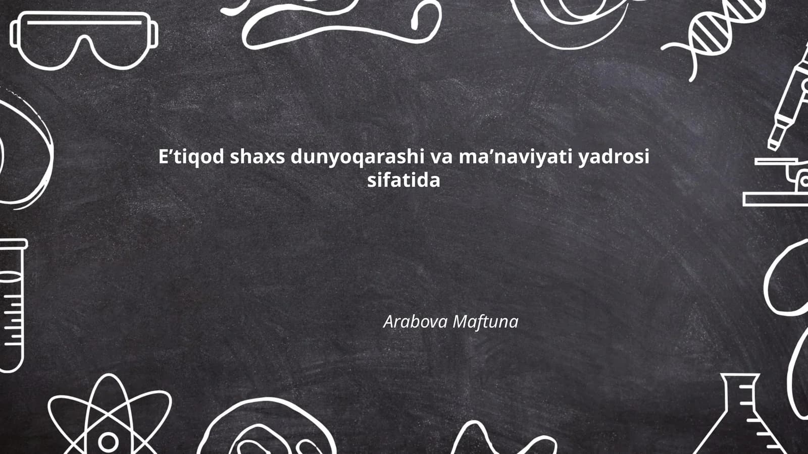 Eʼtiqod va shaxsiy identifikatsiya
