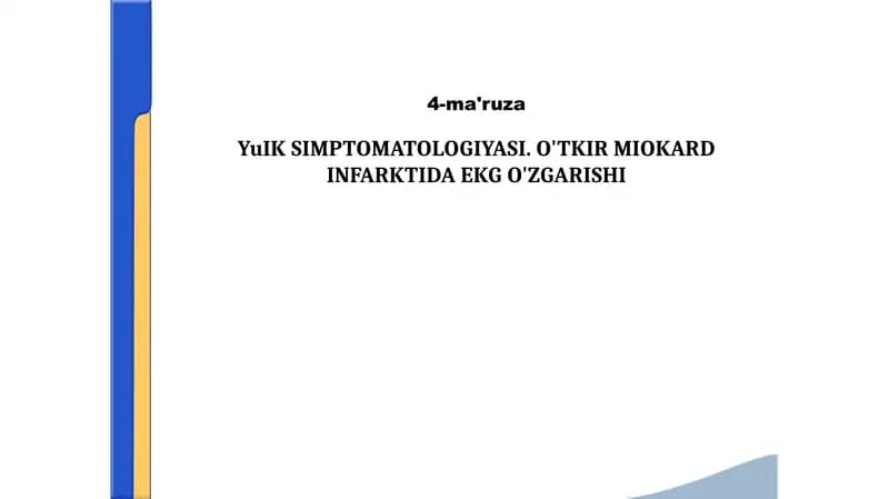 YuIK SIMPTOMATOLOGIYASI