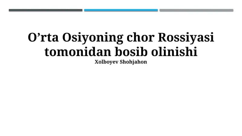 Bosqichlar va Zabt Etish