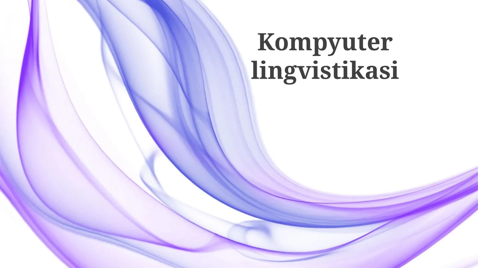 Kompyuterlingvistikasi