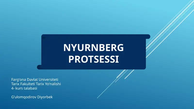 Nyurnberg protsessi