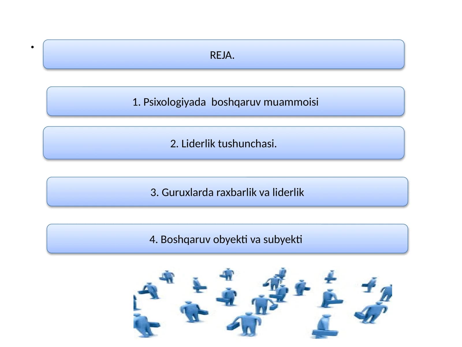 Psixologiyadaboshqaruvmuammoisi