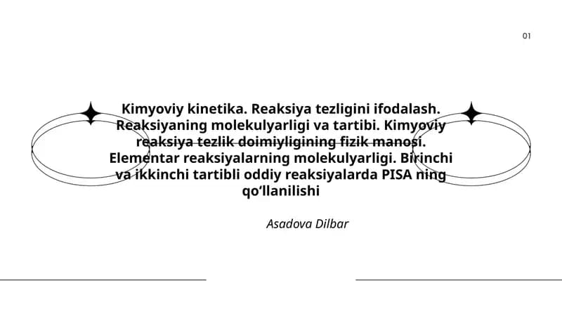Kimyoviy kinetika