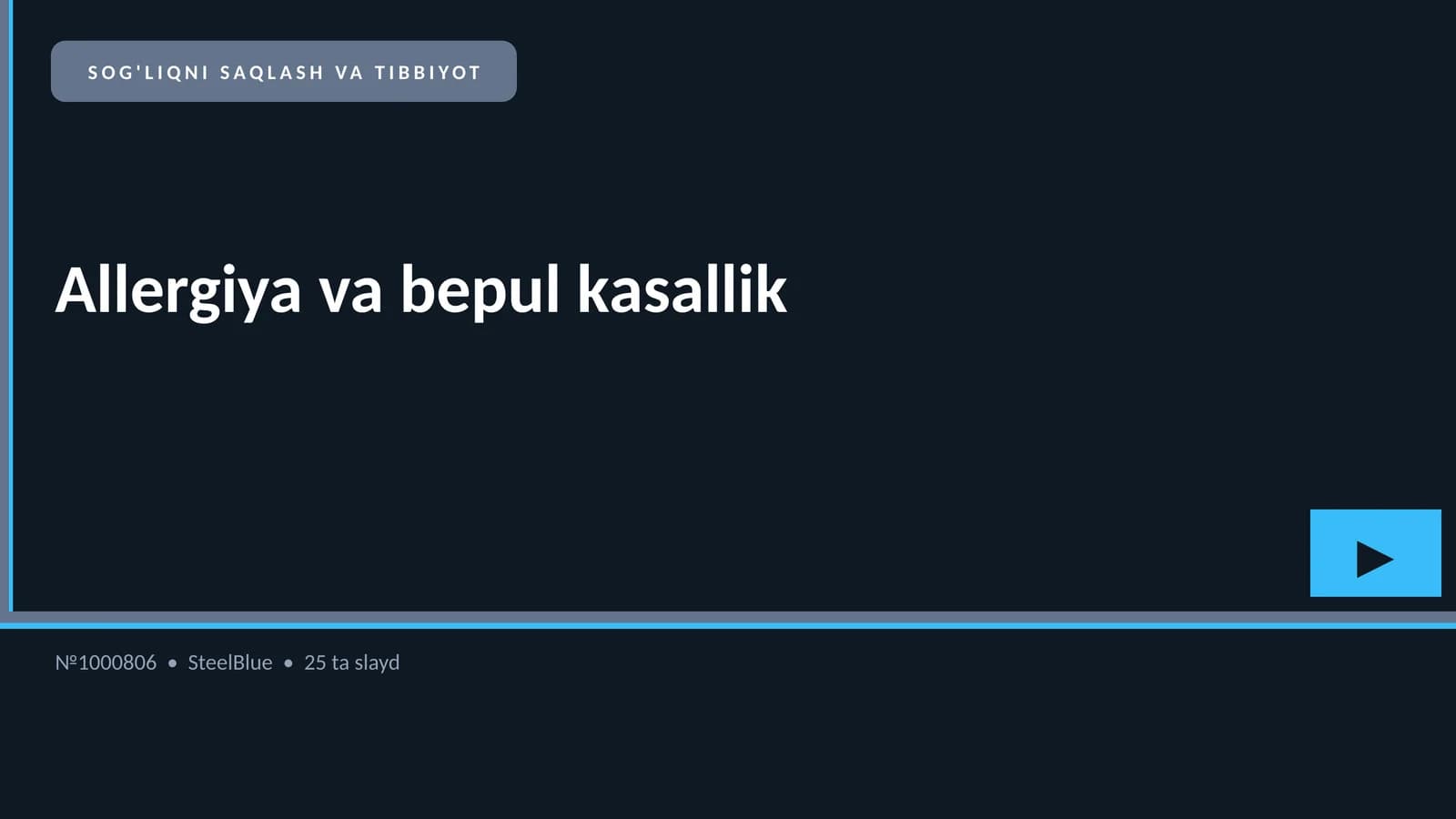 Allergiya va bepul kasallik