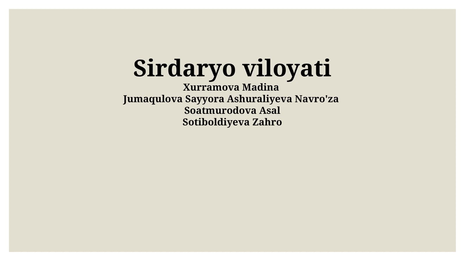 Sirdaryo viloyati ta'limi