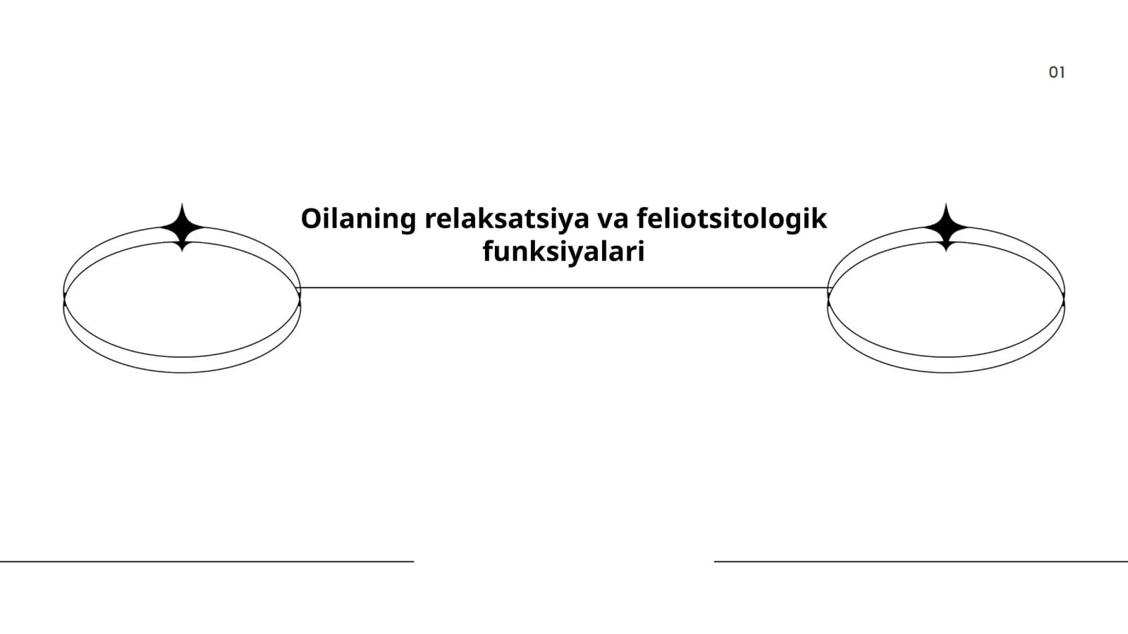 Oilaning relaksatsiya va feliotsitologik funksiyalari