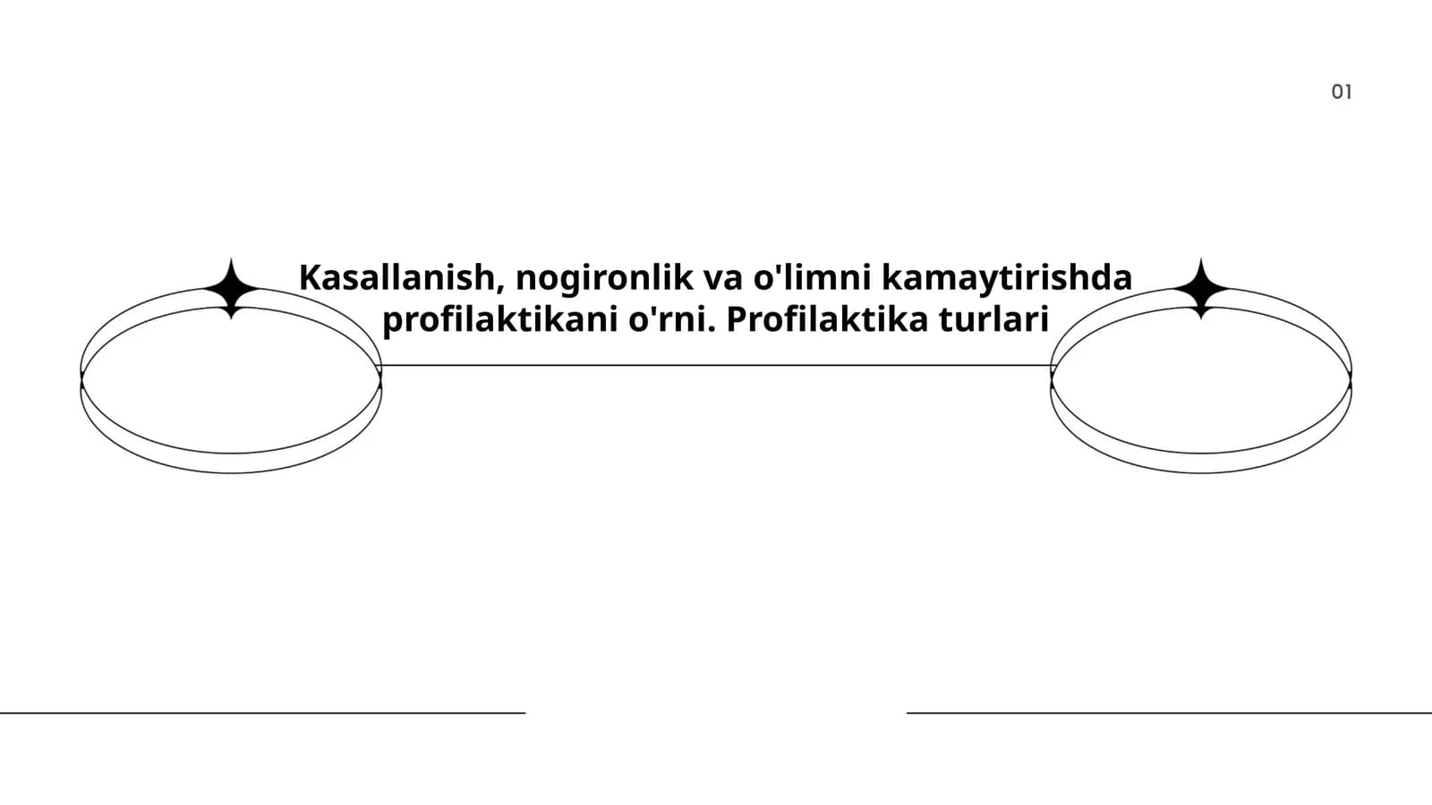 Kasallanish, nogironlik va o'limni kamaytirishda profilaktikani o'rni. Profilaktika turlari