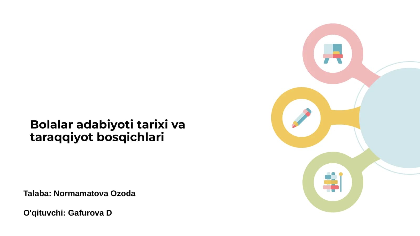 Bolalar adabiyoti tarixi va taraqqiyot bosqichlari