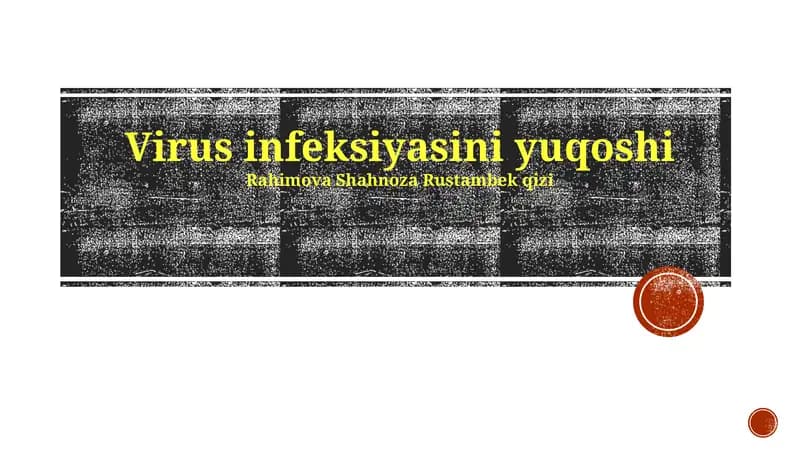 Virus infeksiyasi