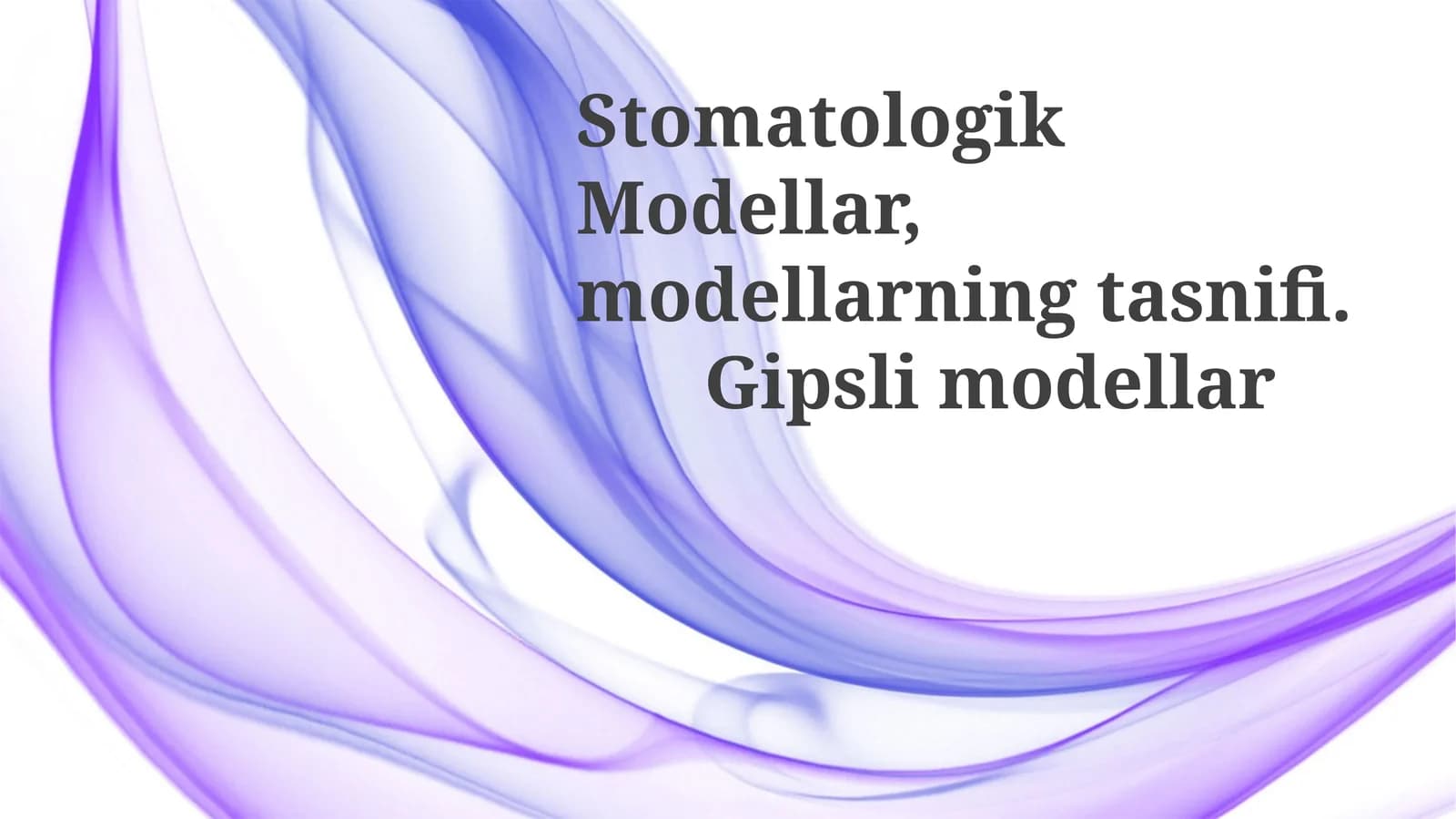 Gipslimodellar