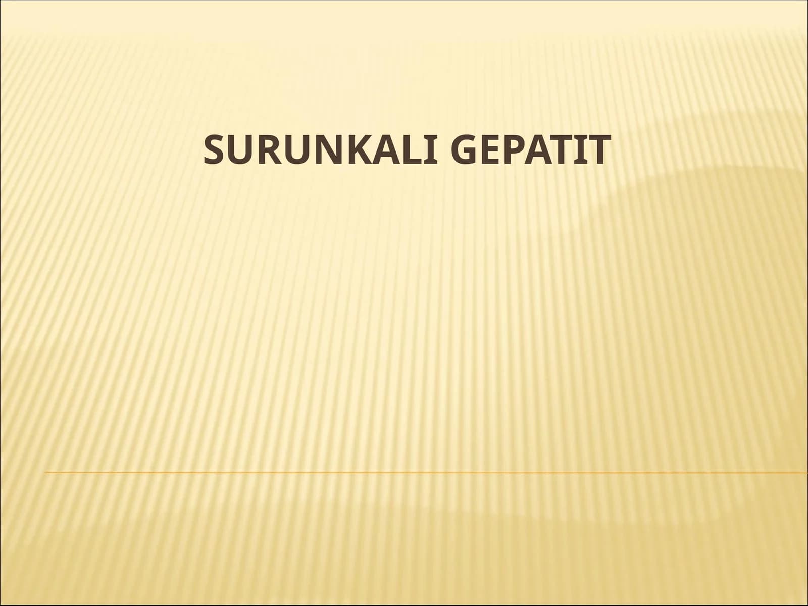 SURUNKALI GEPATIT