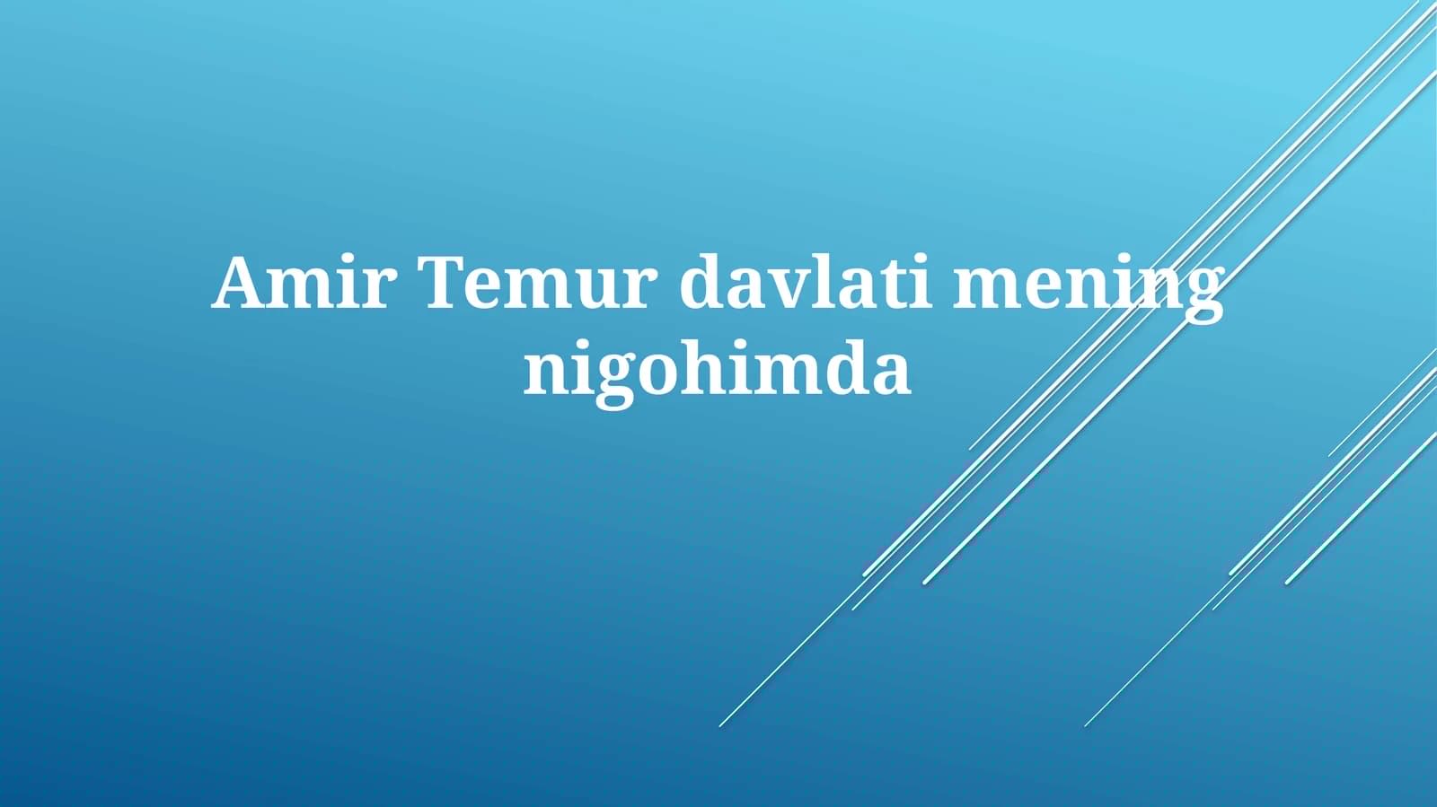 Amir Temur davlati