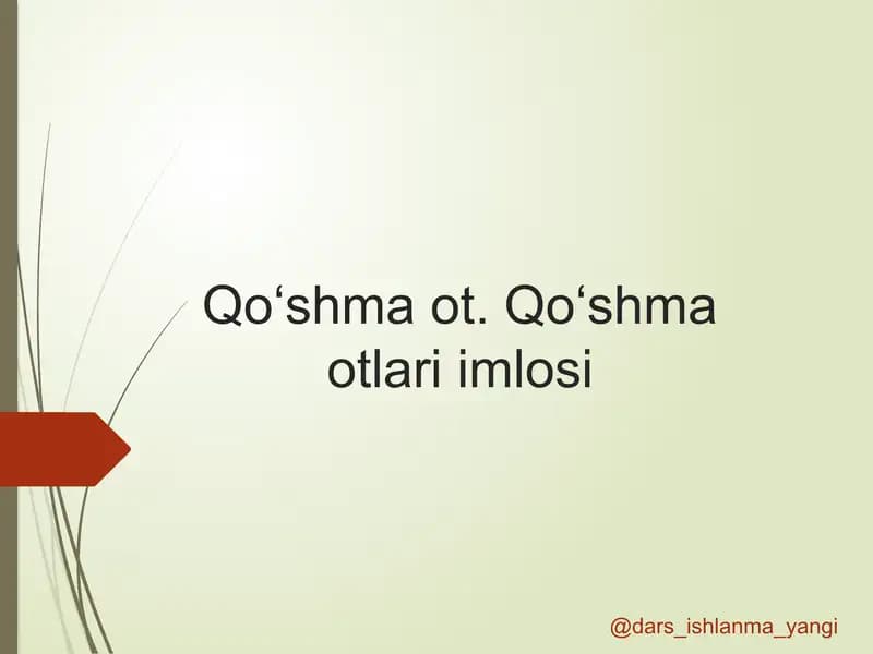 Qoʻshmaotlariimlosi
