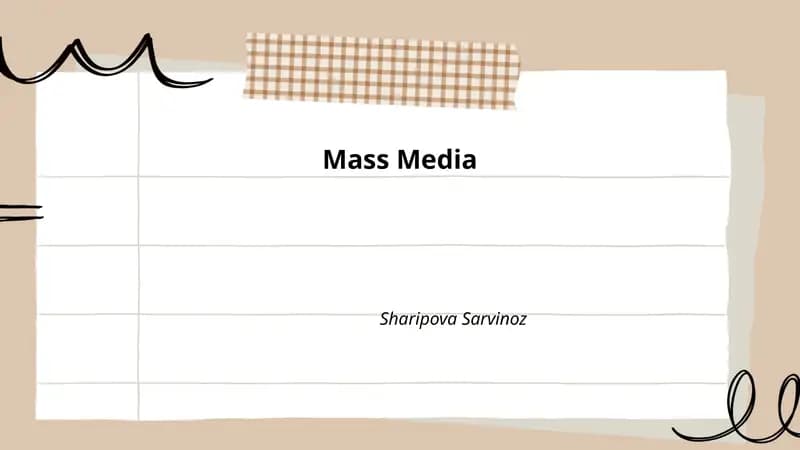 Mass Media