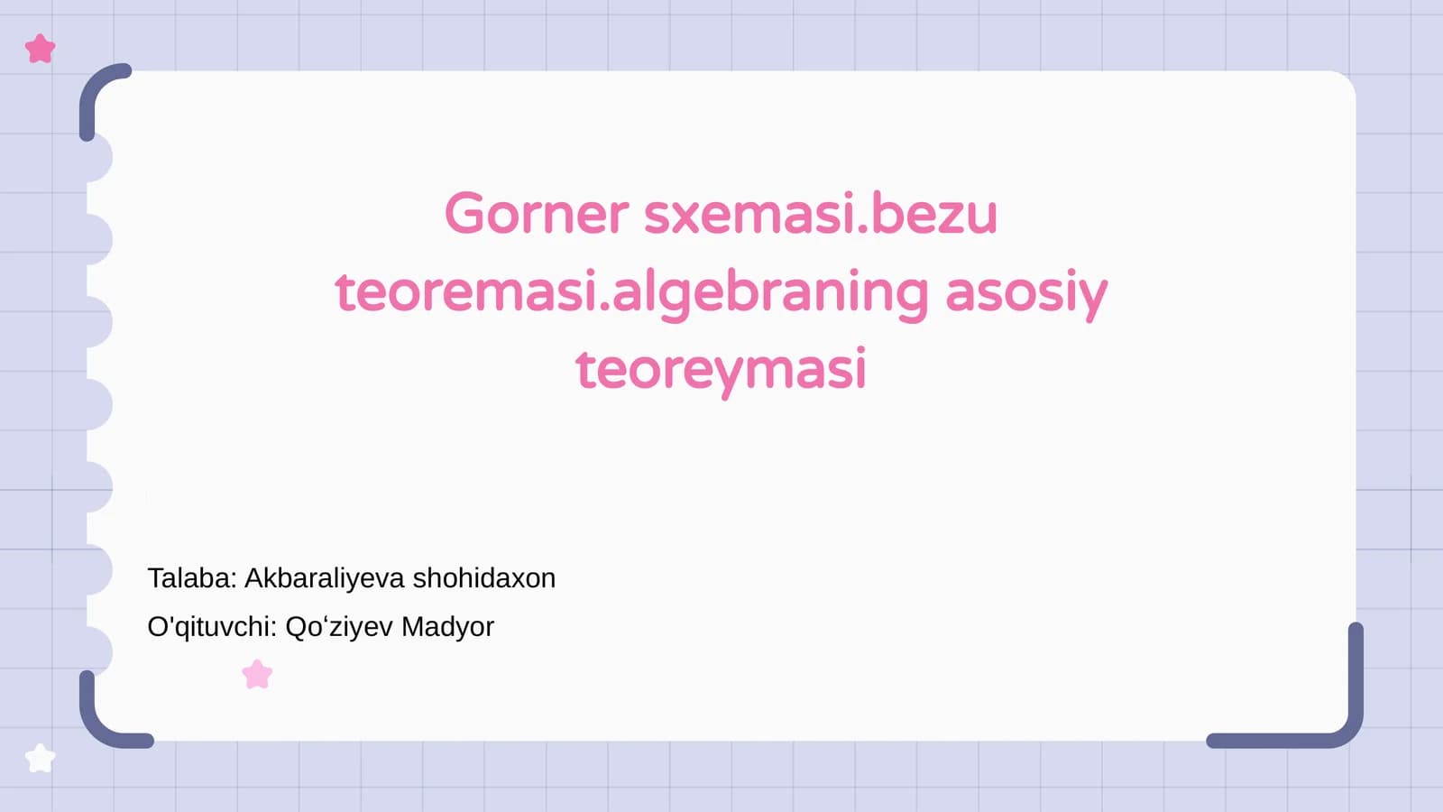 Gorner sxemasi