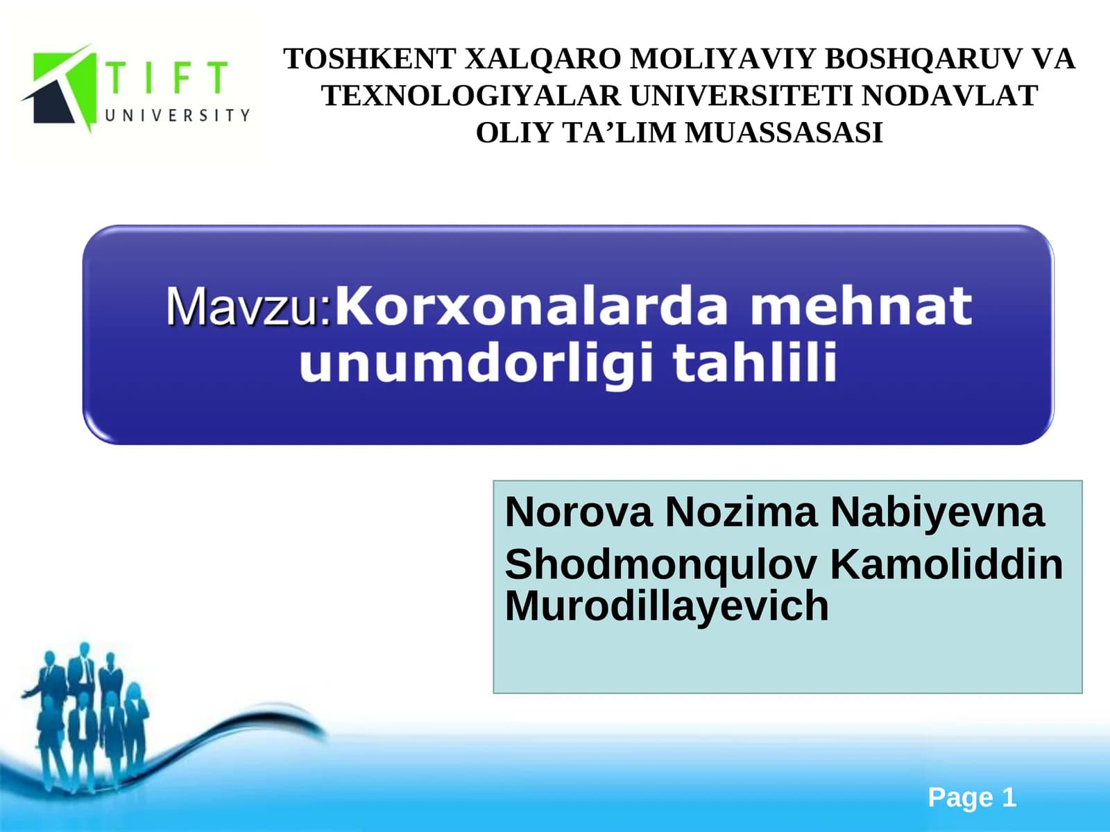 Mehnat unumdorligi va uning ish haqi to’lash bilan aloqadorli