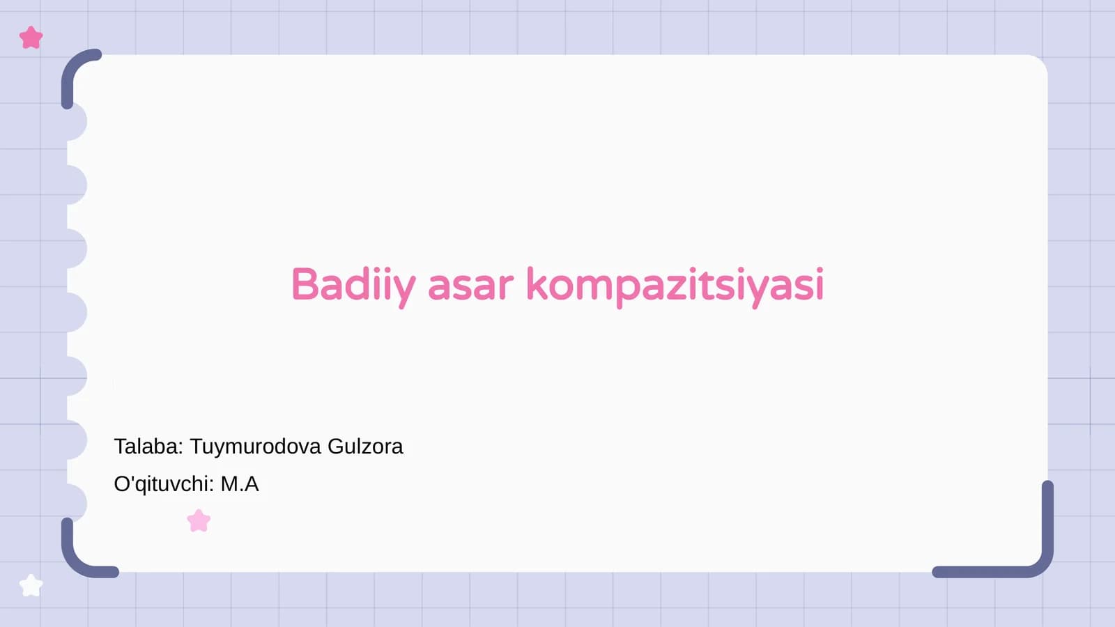 Badiiy asar kompazitsiyasi