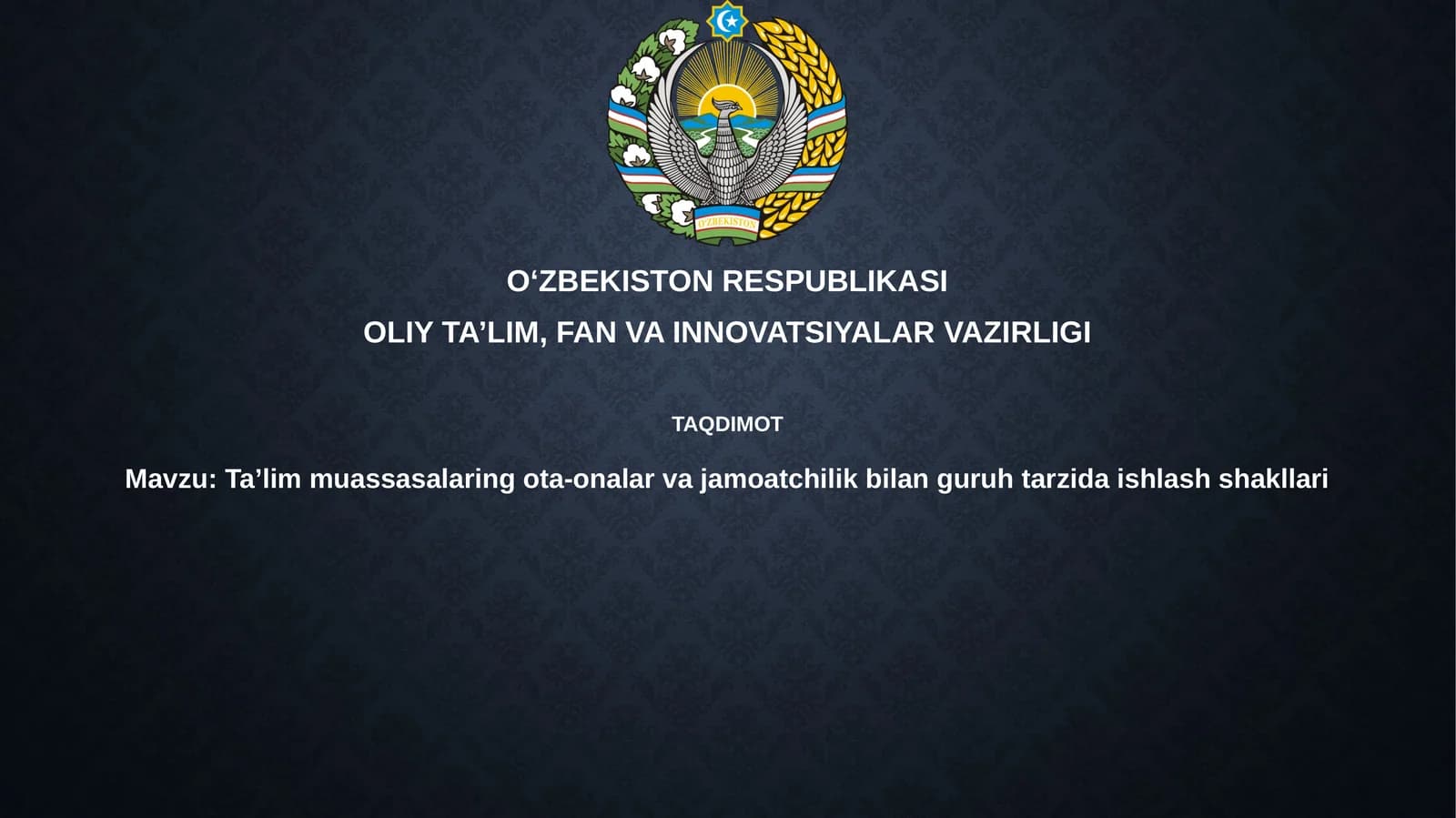 Taʼlim muassasalari