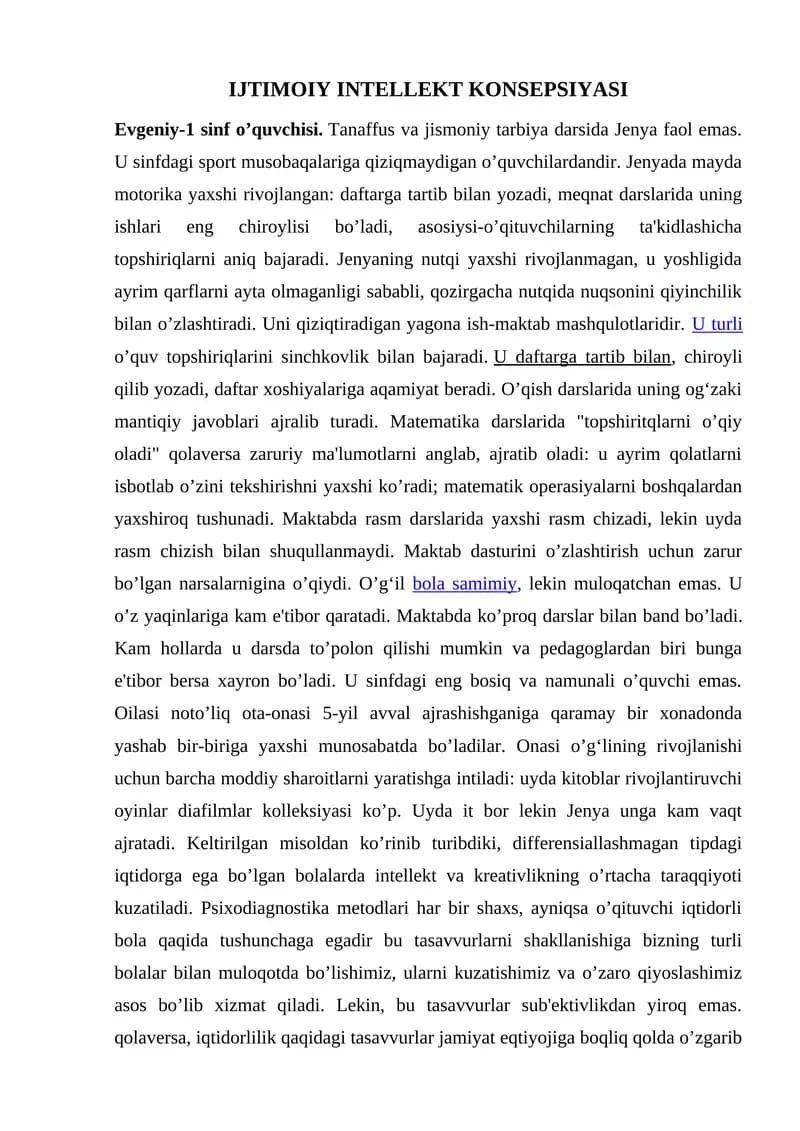 IJTIMOIY INTELLEKT KONSEPSIYASI