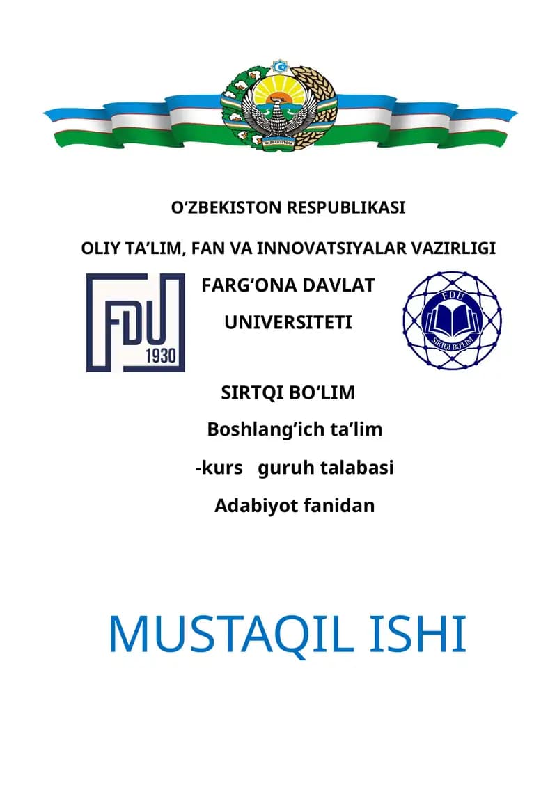 Boshlang'ich sinflarda harakatli o'yinlar orqali ona tilini o'qitish