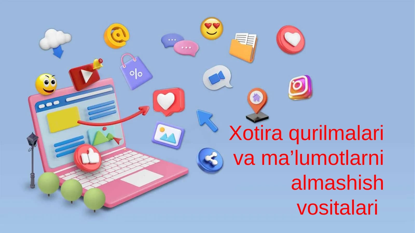Xotira qurilmalari va ma’lumotlarni almashish vositalari
