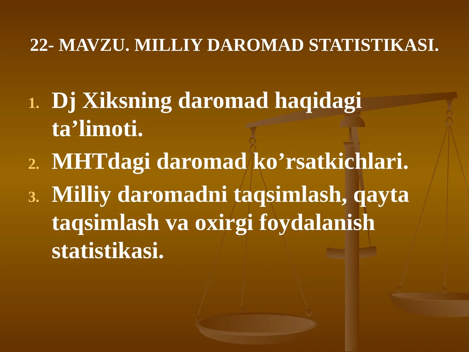 MILLIY DAROMADSTATISTIKASI
