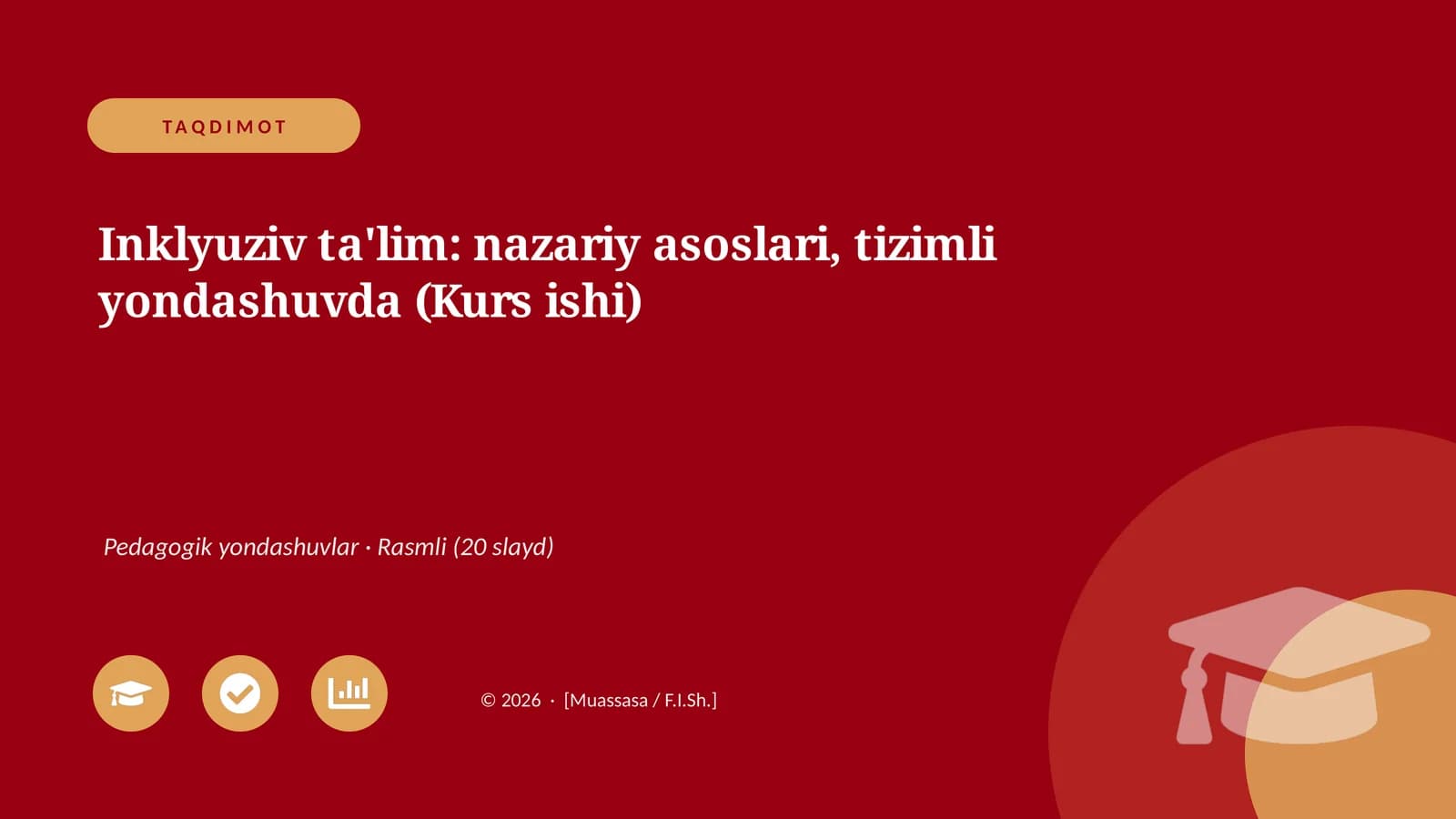 Inklyuziv ta'lim: nazariy asoslari, tizimli yondashuvda