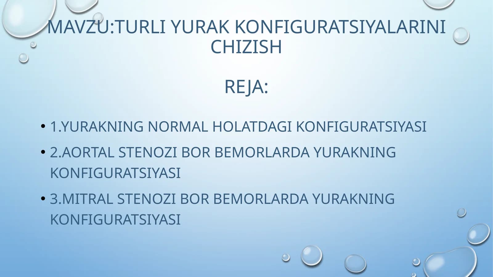 Yurak Konfiguratsiyalari