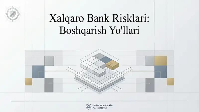 xalqaro bank risklari: Boshqarish yo'llari nomli 17 betdan iborat taqdimot