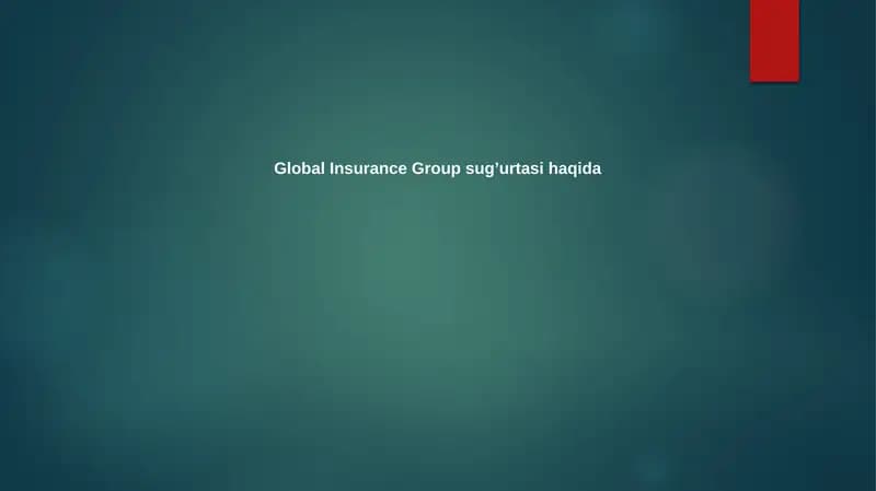 Global Insurance Group