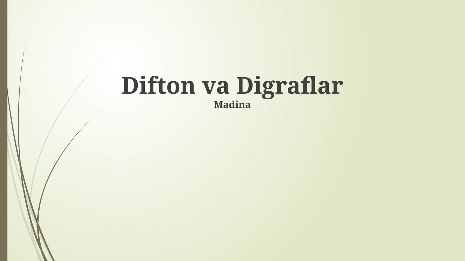 Difton va Digraflar