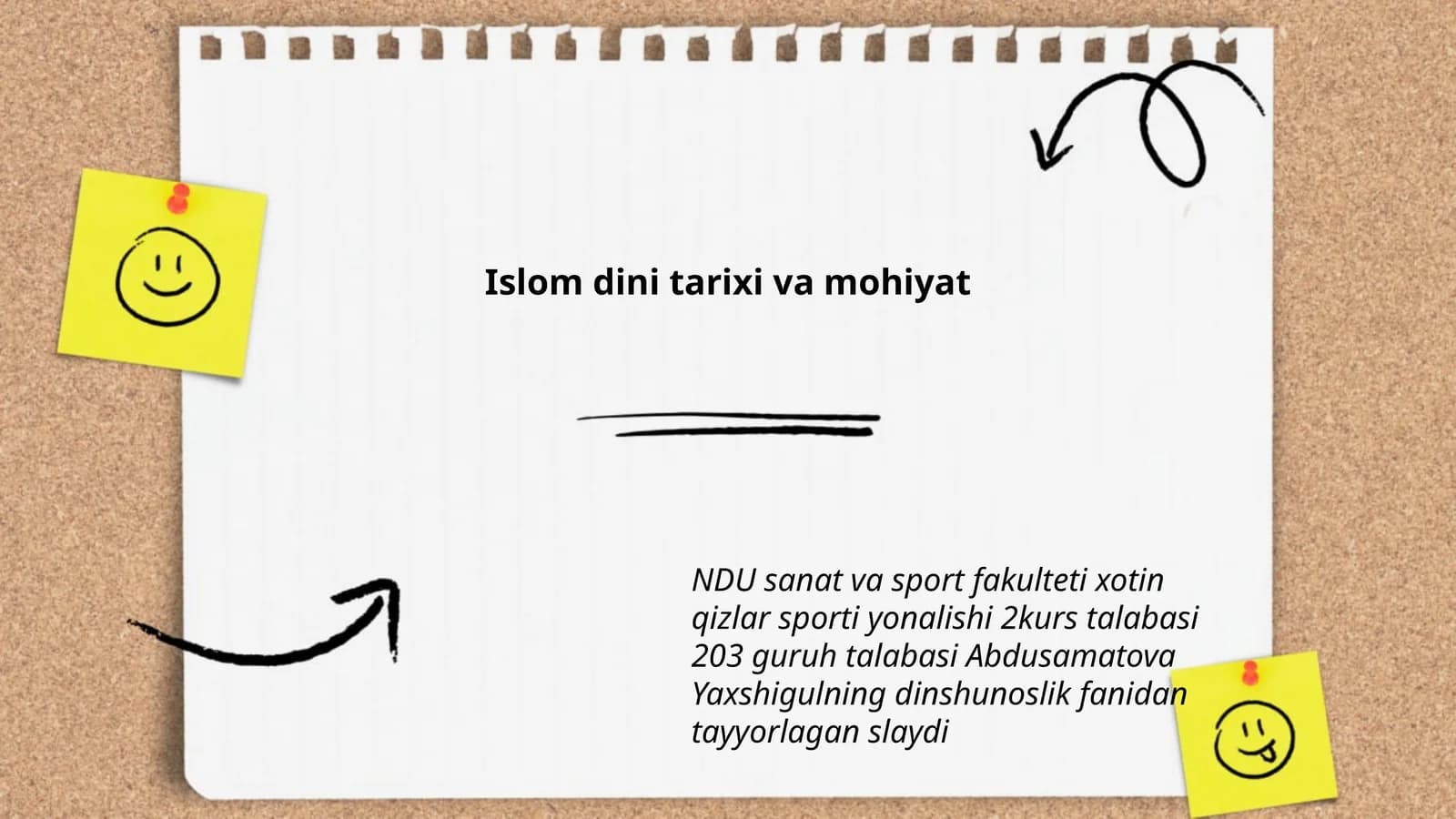 Islom dini tarixi va mohiyat