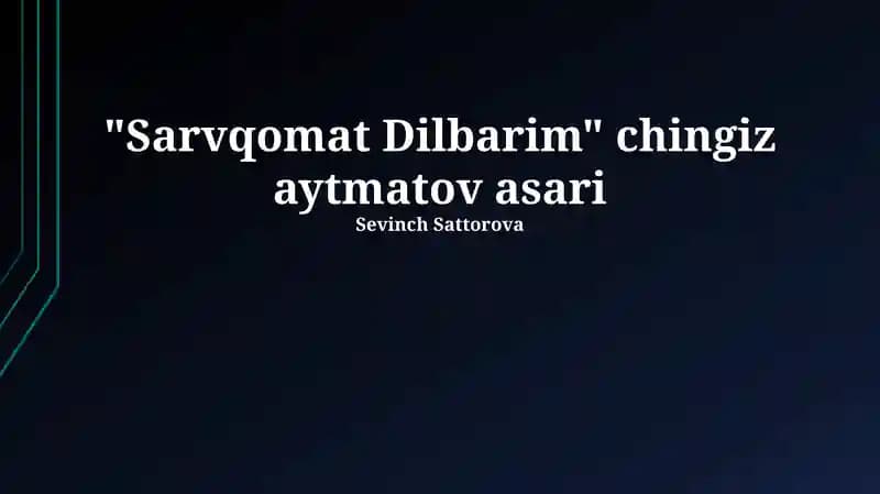 Sarvqomat Dilbarim
