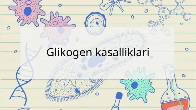 Glikogen kasalliklari